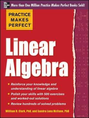 cover image of Practice Makes Perfect Linear Algebra